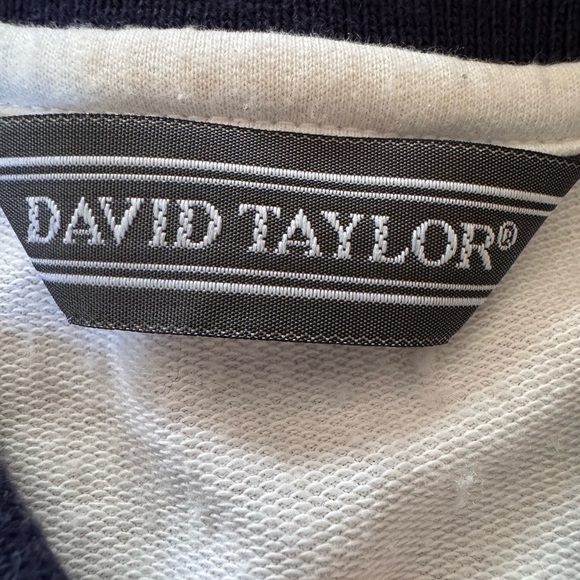 Vintage David Taylor Polo T Shirt Men Size Medium EUC - Picture 4 of 5